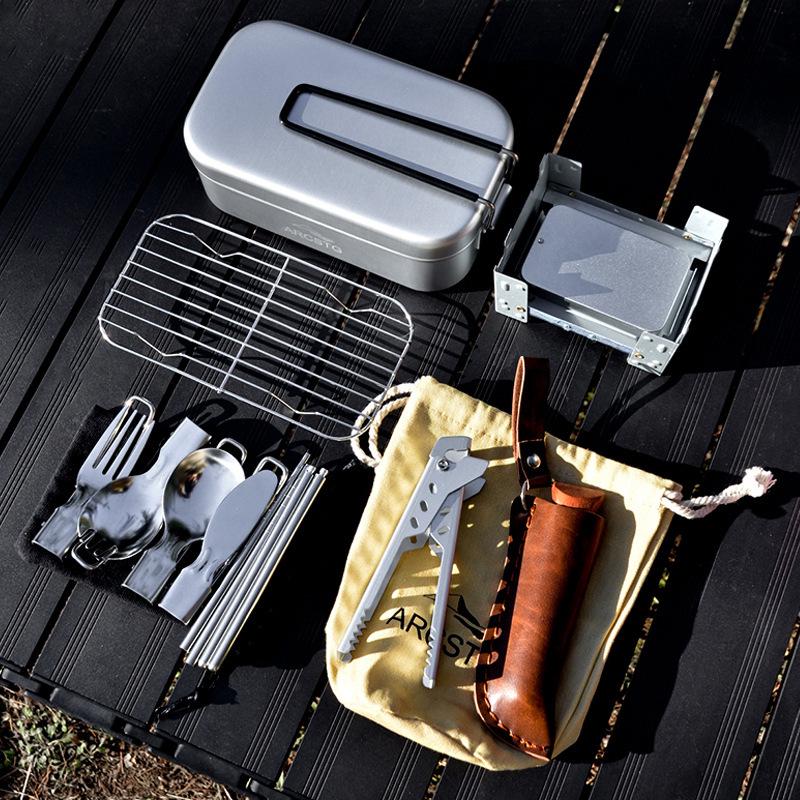 Ultra-Light Portable Aluminum Lunch Box for Outdoor Travel
