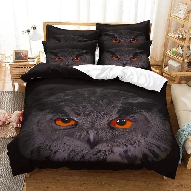 3D Wolf Bedding Set Animal Comfortable Duvet Quilt Cover Pillowcase Bedding Set Children Bedroom Decoration Home Textile