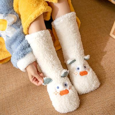 Pieu Winter Fleece Warm and Cute Character Sleep Socks