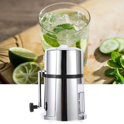 Kitchenware Portable Ice Crusher Manual Ice Crusher Commercial Household Portable Shaved Ice Crusher with Stainless Steel Blade
