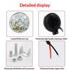 Round Led Spotlight High Brightness Beads Waterproof Universal Auxiliary Lamp For Motorcycle Offroad Night Use