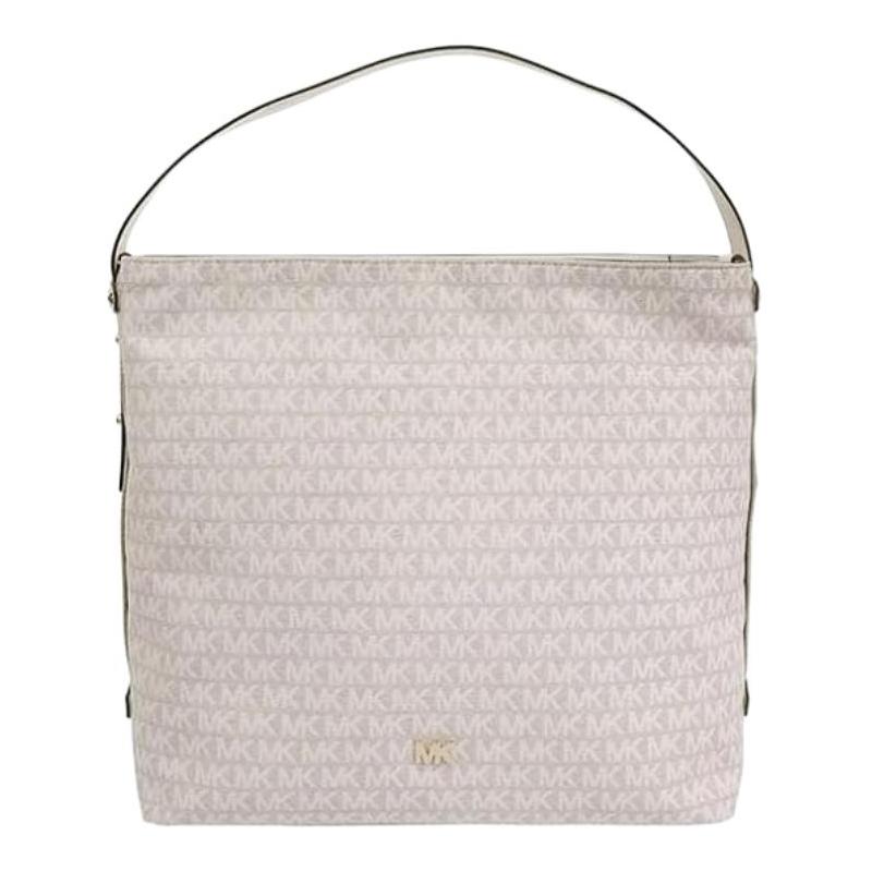 MICHAEL KORS Brand Classic Embossed Jacquard Handbag Women s Cream коричневый