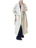 Women's Autumn/Winter Wool Coat - Large Lapel, Korean Style, Loose Fit, Double-Faced Cashmere, Extended Length