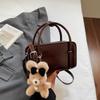 Fashion Trend Handbag Women's 2025 Autumn New Korean Version Ins Trend Simple Foreign Style Small Square Bag Shoulder Bag