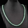 Moisturizing and delicate light green A-grade jadeite bead necklace with Chinese style and elegant jadeite jade necklace