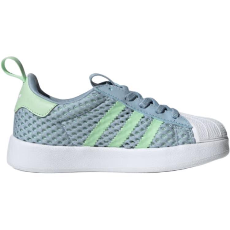 Adidas Originals Superstar 360 Fashion Comfortable Trendy Versatile Breathable Low-Top Kids Sneakers Kids Sneakers Yellow Blue White JH7470