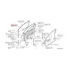 Nissan D21 4-Door Exterior Weatherstripping & Water Deflector Trim