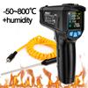 Digital Infrared Thermometer Color Display Electronic Temperature Meter Adjustable Emissivity Thermal Imager Thermometer