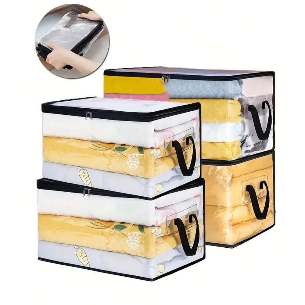 Foldable Quilt Storage Bag Large Capacity Clothing Storage Bag  Household Organizer