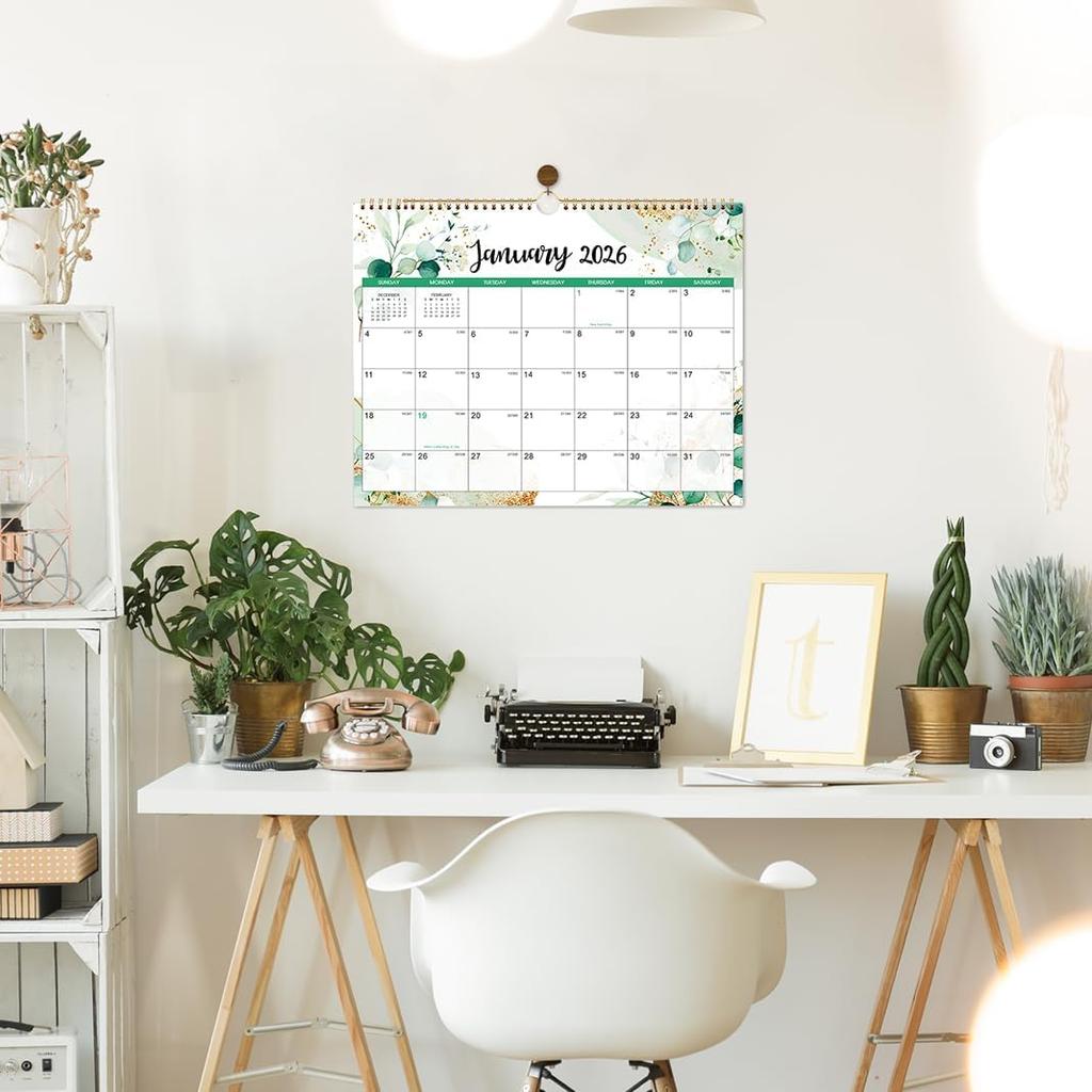 2026 Calendar - 2026 Wall Calendar from July 2025 to December 2026, 11.6''x14.8'', 2026 Wall Calendar 18 Months with Large Blocks for Writing,