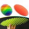 Mini Fidget Worm Toy Elastic Mesh Sensory Toy Stress Anxiety Relief Decompression Fidget Toys Portable Telescopic Slug