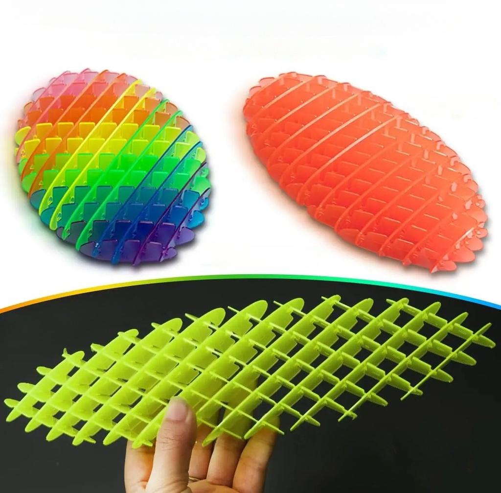 Mini Fidget Worm Toy Elastic Mesh Sensory Toy Stress Anxiety Relief Decompression Fidget Toys Portable Telescopic Slug