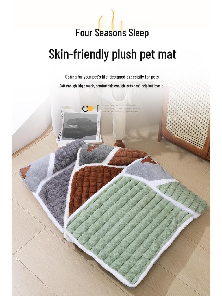 Thick Warm Dog & Cat Bed Pad and Sofa Mat