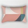 30x50cm Rainbow Geometric Polyester Pillow Cases Abstract Sunrise Mountain Patchwork Pillowcase Sofa Home Decor Cushion Cover