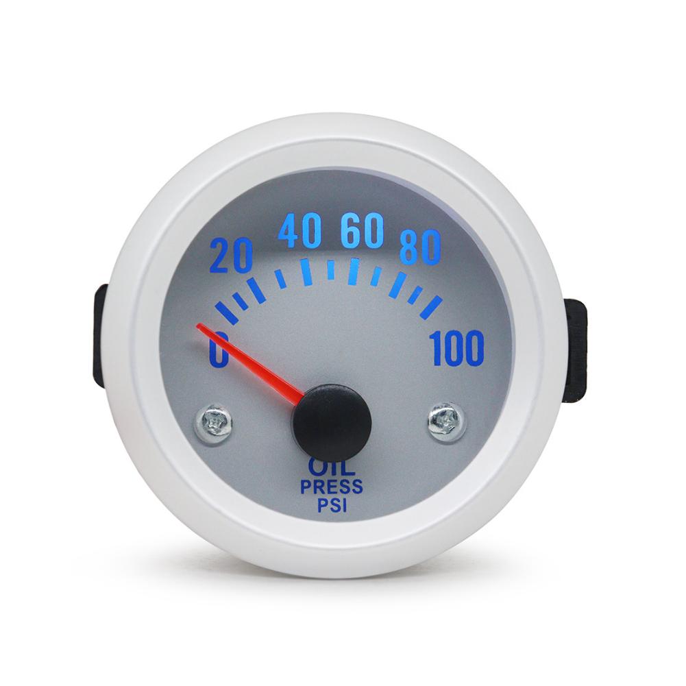 Plastic And Metal Construction 52mm LED Gauge Turbo Vacuum Gauge LED Display