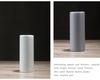 Nordische Weiße Matte Keramik Zylindrische Vase - Minimalistische Heimdeko für Frische/Trockenblumen
