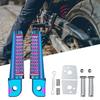 1 Pair Foot Peg Anti-Slip Foot Rests Pegs Aluminum Alloy Rear Foot Rider Rests for Honda Phantom 150 CB190R for Yamaha