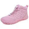 New five-finger men's snow boots barefoot piled thickened single shoes waterproof and non-slip barefoot non-slip cotton shoes
