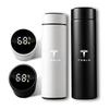 Car Sticker 2025 Hot 500ML Stainless Steel Intelligent Temperature Display LED Thermos Cup For Tesla Model 3  Y S X Cybertruck C