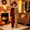 Παιδική Στολή Πιτζάμα Halloween με Κουκούλα και Φερμουάρ - Ολόσωμη Φόρμα για Αγόρια και Κορίτσια