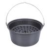 Outdoor Picnic Pot 5L Large Capacity Portable Camping Cookware Kit for Barbecue Cooking Boiling