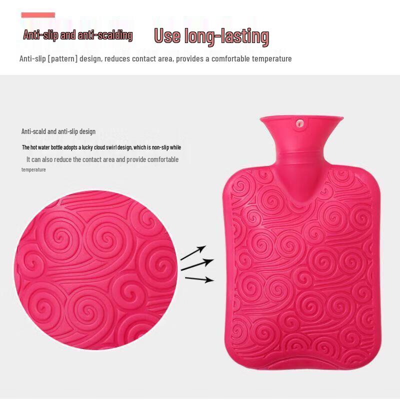 JingJingRS Niedliche Macaronblaue Wärmflasche