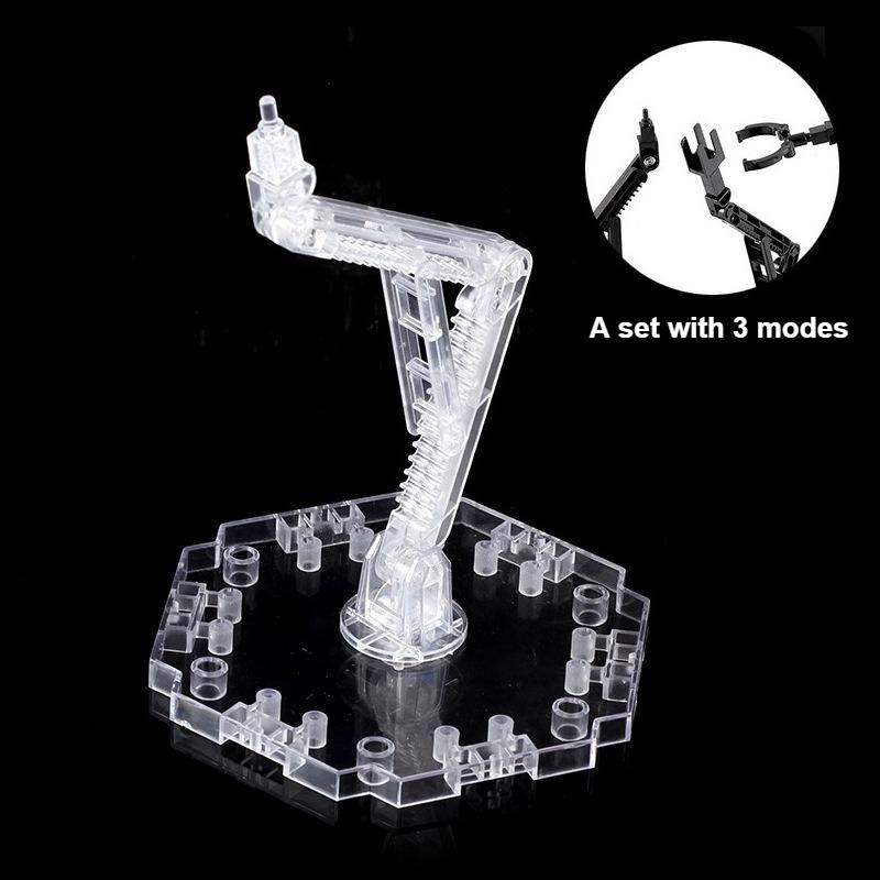 

DIY Model Stand for Gundam, Compatible with MG, RG, and HG Kits, Featuring A Transparent Base and Support for Assembling. 1pc