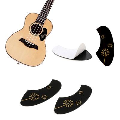2Pcs Ukulele Pickguard Small Guitar Scratch Plate Self Ahesive Guitar Pick Guard AntiScratch Guard Plate Ukulele Part
