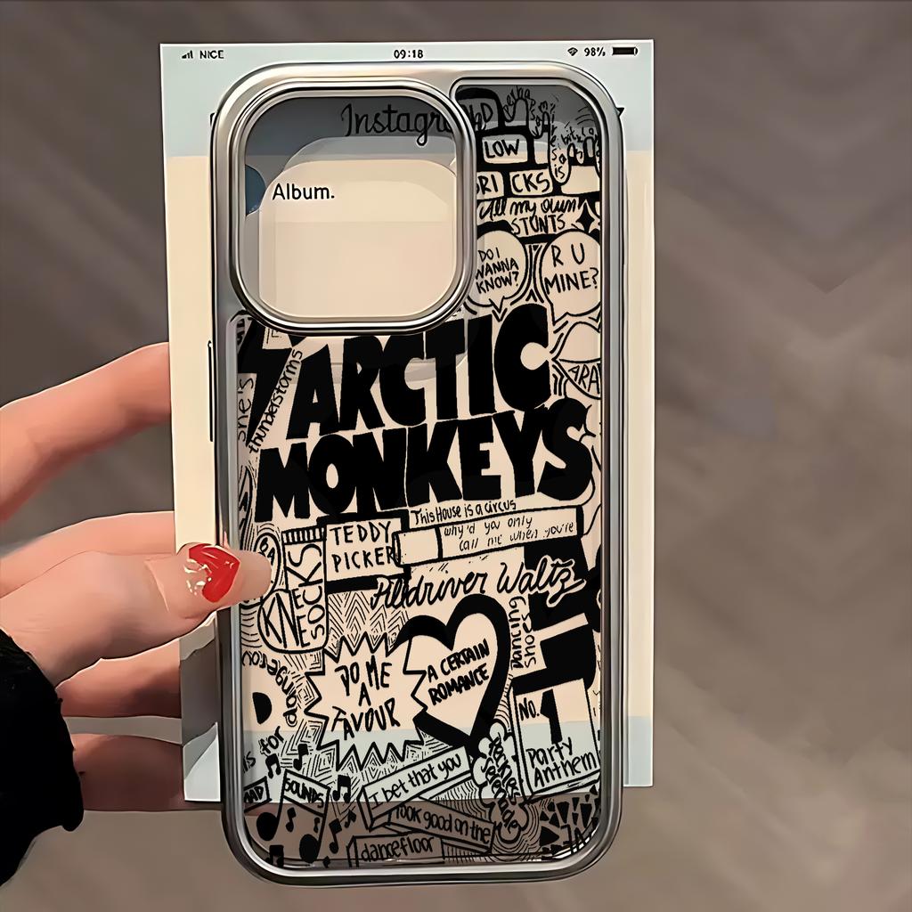 Fashion Arctics Monkeys Phone Case for IPhone 17 16e 16 15 14 13 12 11 Air Pro Max X XR 8 7 Plus Luxury Clear Soft Back Cover
