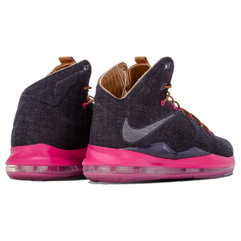Nike LeBron X Ext Denim Sneakers 597806-400