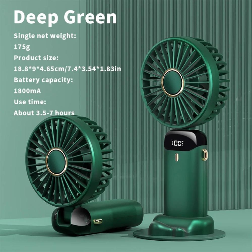 1PC USB Handheld Mini Fan, Foldable and Portable Hanging Neck Fan, 5-speed USB Charging Fan