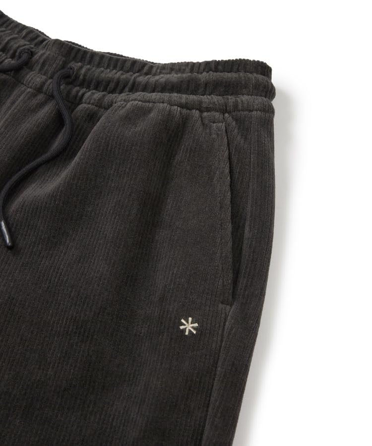 Snow Peak Corduroy Pants Dark Size M Women's Semi-Wide GS-S25WWFFP73, Charcoal,