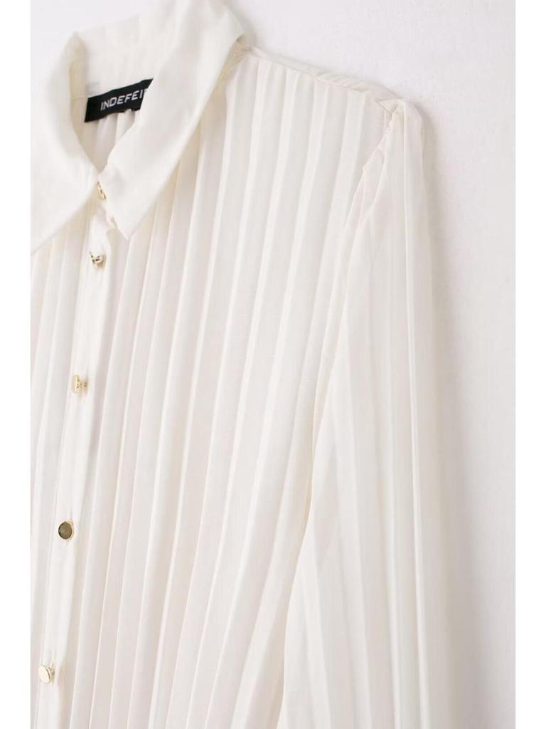 European & American Women's Midi Pleated Shirt Dress with Belt - Summer Collection