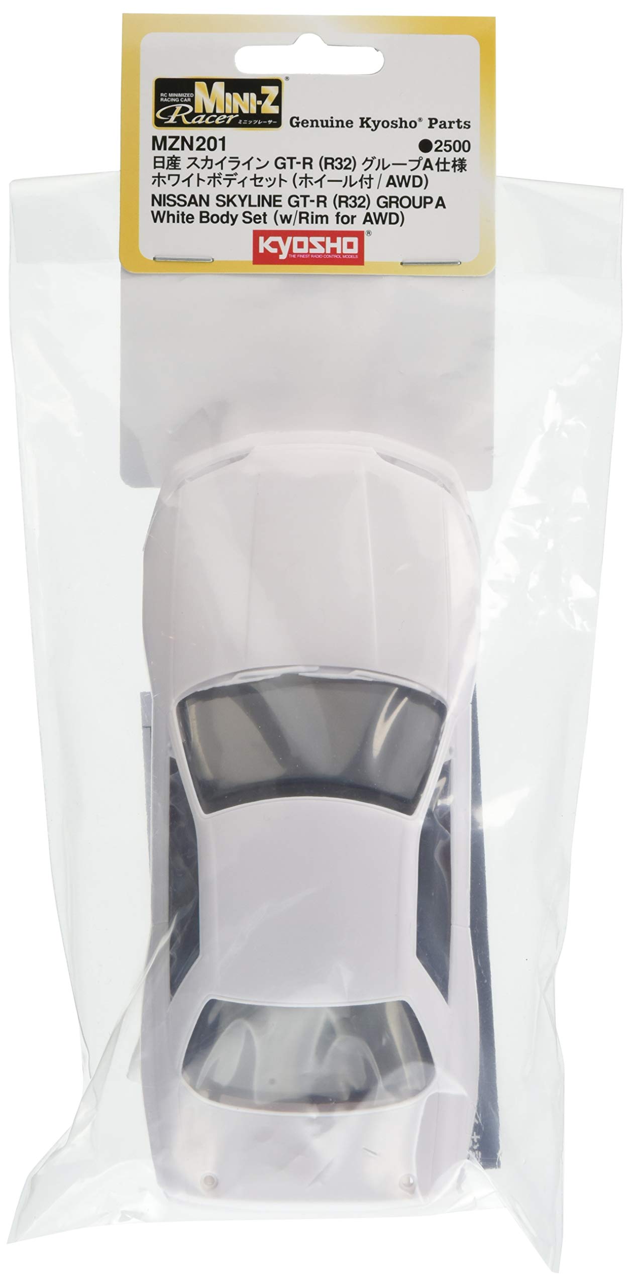 

Kyosho Calsonic Skyline R32 неокрашенный белый комплект кузова MZN201 GT-R