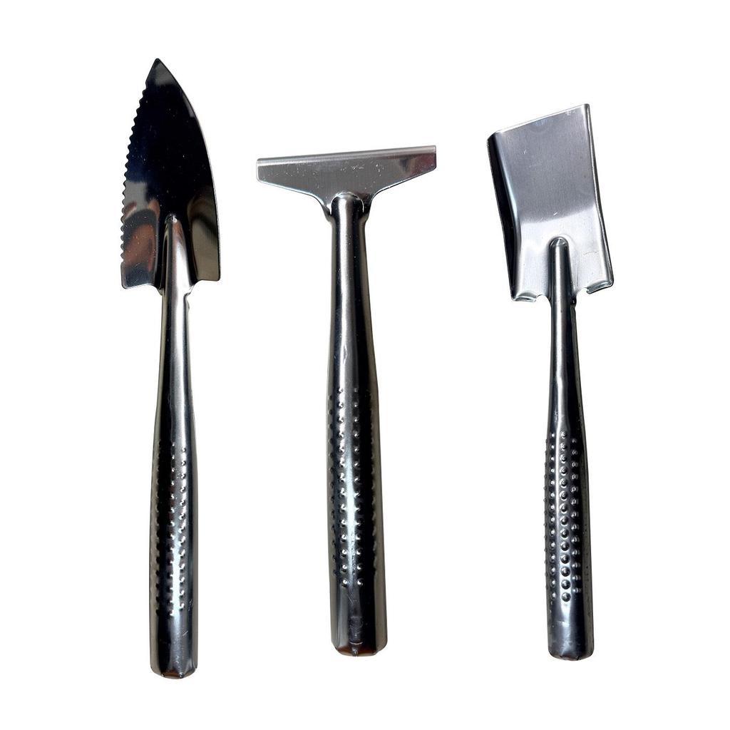 Stainless Steel 3-Piece Mini Tool Set for Potted Plants