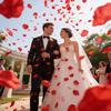1 pièce 1000 pièces/paquet Pétales de Fleurs Artificielles | Roses de Mariage Roses Artificielles Pour Fiançailles Demande en Mariage Et Saint-Valentin Fabriqués en Plastique