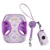 Reflective Anti-Escape Breathable Dog Harness & Retractable Leash for Small & Medium Dogs
