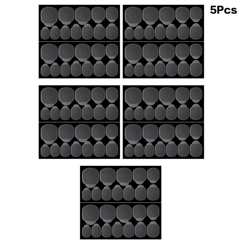 

1/5 пакетов двухсторонний УФ-клей наклейки для ногтей клейкие вкладки водонепроницаемый дышащий накладной клей для ногтей наклейки желе накладные ногти советы 5Pcs