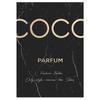 Fashionable Luxury Bottle of Coco Perfume, Canvas, Painting, Scandinavian Flower, Print Poster, Wall Painting, Modern Decoration of the Room