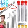 40/80/120PCS Blind Needle Set Elderly Needle-side Big Hole Hand Steel Sewing Needless Threading Household DIY Sewing Needles