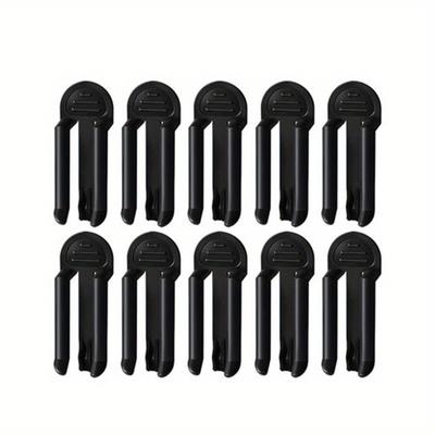 10pc Garbage Bag Fixing Clip Buckle, Side Clip Of Wastebasket Trash Can, Garbage Bag Non-slip Clip Holder,