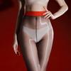 Sexy Ultra Thin Stockings Women Open Crotch Pantyhose 3D Oil Shiny Tights Glossy Smooth Hosiery Leggings Erotic Lingerie