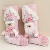 Large Capacity New Year's Eve Decorations Santa Claus Santa Design Christmas Tree Pendants Cute Cartoon Christmas Socks