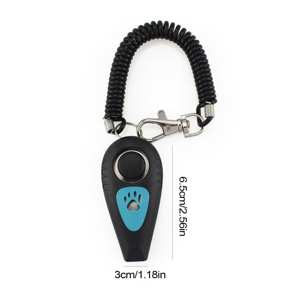 Clicker pentru dresaj de câini Antrenor de clicuri pentru pisici pentru animale de companie. Ajutor pentru diferite stiluri, curea de mână reglabilă, breloc cu sunet, respingător pentru câini, produs pentru animale de companie