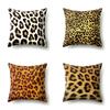 Motif Léopard Nordique Moderne Abstrait Taie d'Oreiller en Polyester Décoration de Voiture Maison Imprimée Taie d'Oreiller Repose-Lombaire
