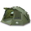 Fishing Tent for 5 Persons Olive Green Waterproof