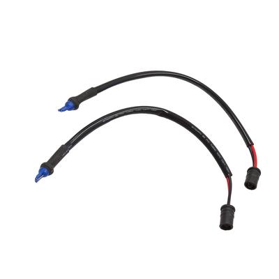 ACROPIX DC T10 Verlängerungskabelbaum Auto LED Licht Sockel Adapter Stecker Schwarz 2 Stück
