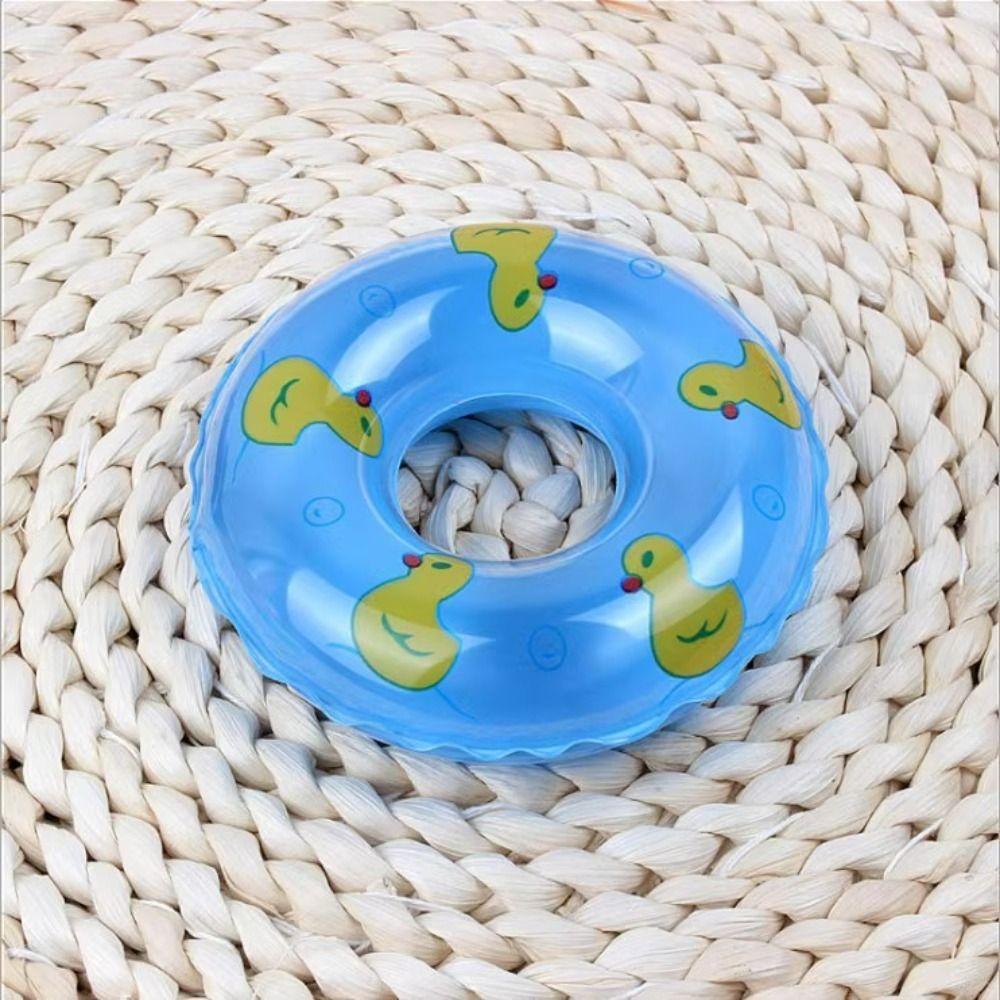 Dolls Accessories Mini Rings Swimming Toy Duck Bathing Float Lifebelt Model  Kids Girls Toys