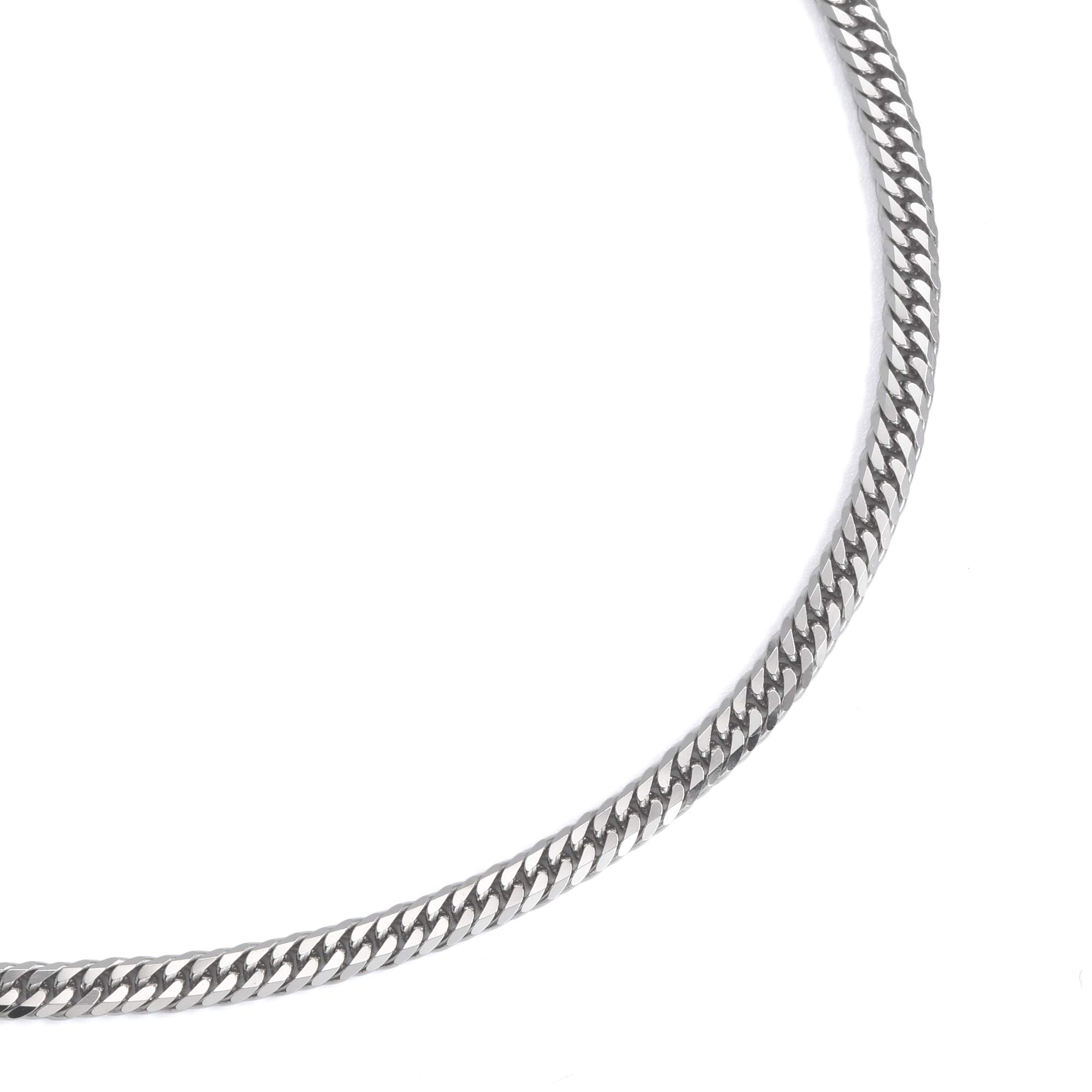 

Подвійне намисто Kihei Platinum 850 10g 40cm Centerfold Pt850 Mint Certification Mark Chain [Speranza] 6-sided Women срібний