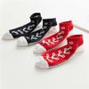Shoes Pattern Comfortable Casual Cotton Low-top Socks Boat Socks Women Hosiery Men's Short Socks